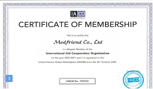 MEDFRIEND Certified as Regular Member of International Acid Cooperation Organization